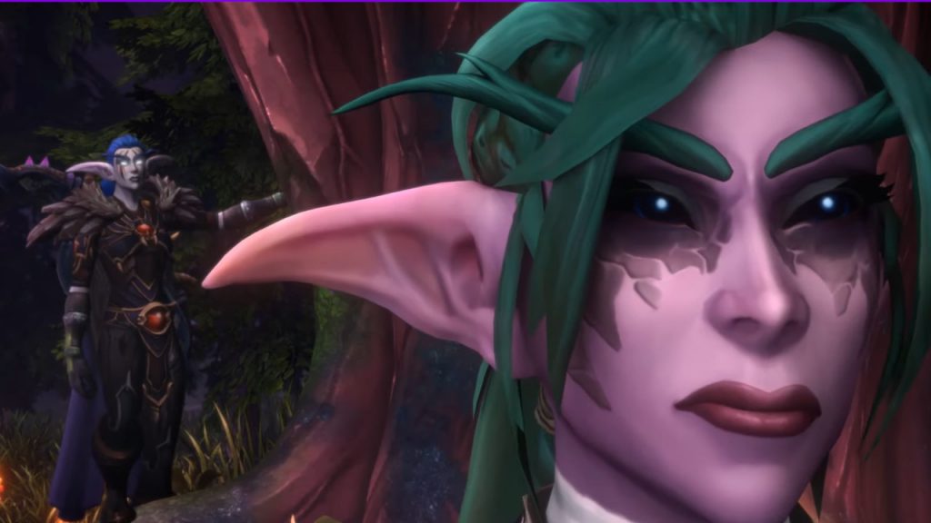 WoW Tyrande and Shandris Nordrassil titel title 1280x720