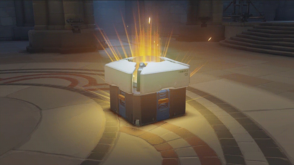 Overwatch Lootbox Opening Animation