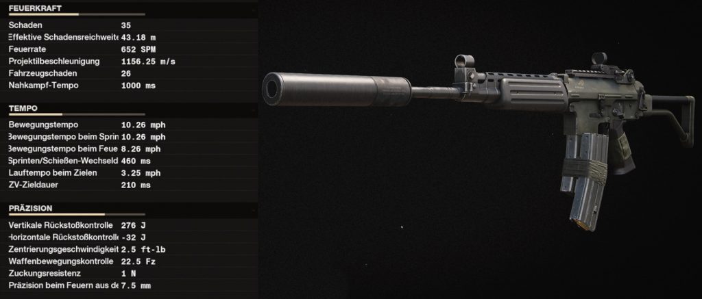 cod cold war waffen krig 6 setup mit 5 aufsätzen