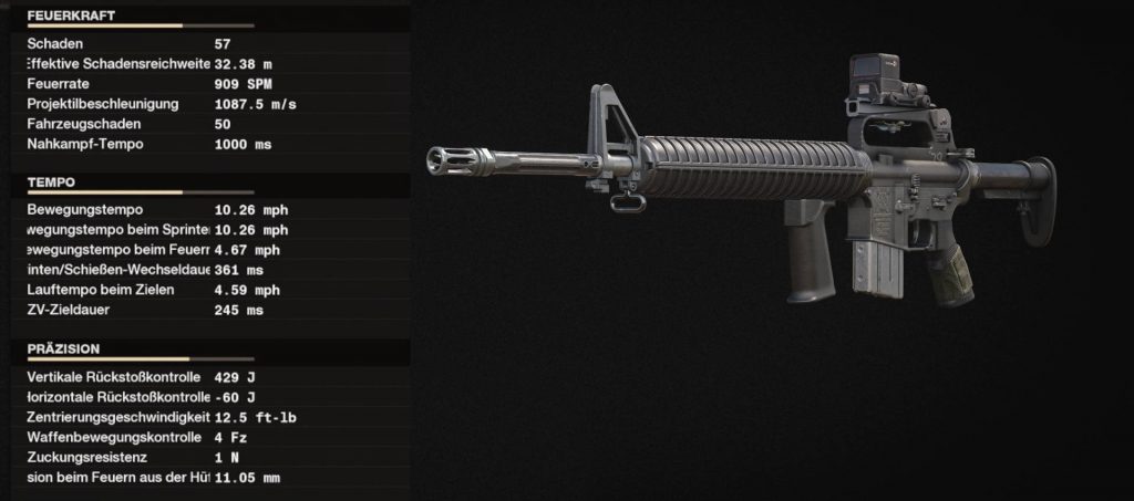 cod cold war beste waffen mit setup m16